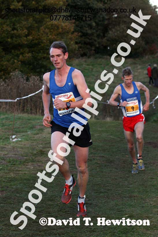 Senior men, 2016 National Cross Country Relays, Berry Hill Park, Mansfield. Photo: David T. Hewitson/Sports for All Pics